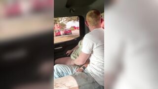 Wife Gets Fucked In The Backseat While Husband Drives View 2