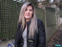 POV Chunky Russian Slut Gets Pounded In Winter’s Streets