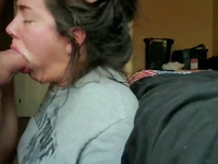 Cum Thirsty Bitch Throats Heavy Shaft In Hardcore Facefuck Tryout