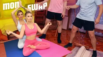 Super Hot Step Mothers Take Their Step Sons To A Tantric Sex Yoga Retreat   MomSwap