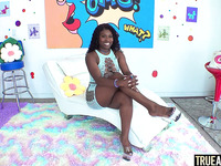 Hot Ebony Tessa Thomas Gets Her Big Ass Filled Up
