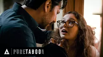 PURE TABOO Innocent Schoolgirl Leana Lovings Tries To Seduce Menacing Professor Into Sex