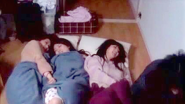 Unforgettable Sleepover With My GF And Her Friends At College Dorm