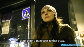Lost Russian Milf Gags On Thick Dick For Taxi Money