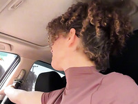 Emotional Curly Cougar Happens To Be Creampied By Stepson Once Again