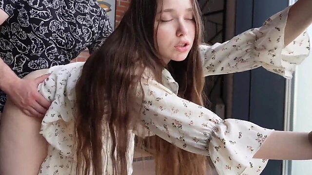 My Stepsister Loves Getting Fucked Right On The Fucking Floor