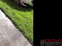 My Pretty Buxom Bubble Assed Ebony GF Blew My Cock Outdoor & Let Me Fuck Her Indoor