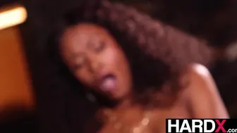 Ebony Beauty Has Leg Shaking Orgasm While Being Anally Pounded   Jezabel Vessir   HardX