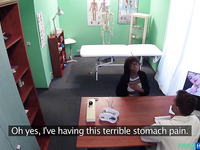 British Ebony Cougar Lola Marie Gets An Intimate Check Up With Her Doctor