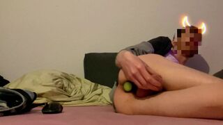 Fellox Masturbates And Fucks His Ass With A Cucumber