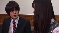 Petite Asian Virgin Teen 18 Seduce To Defloration Sex By Big Dick Classmate Boy In Uncensored JAV Porn