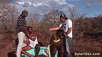 Extreme African Outdoor Fuck Orgy