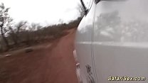 Skinny African Bdsm Safari Girl Fucked
