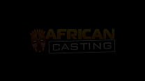 African Casting   Tall Ebony Amateur Slobbers All Over Big White Cock