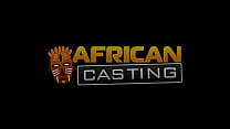 African Casting   Shy Ebony Amateur Has A Big White Cock Fixation