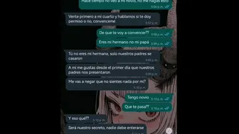 Chat Caliente Con Mi Hermanastra &mdash;  No Quería Pero Terminé Follando En Posición Doggy &mdash;  Natasha Caseros