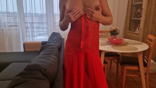Creampie   Horny Neighbor Makes Me Cum All Over Her Pussy