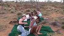 African Outdoor Groupsex Orgy
