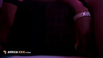 Hot African Babe Masturbates Herself