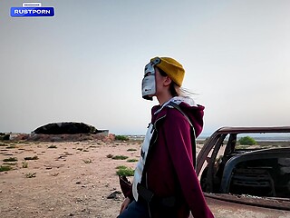 Vika Sun’s Gaping Crevices Probed By A Doorcamper During A Rust Cosplay