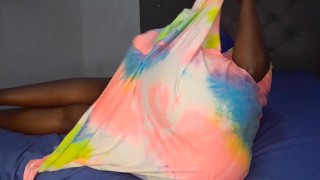 Ebony Stepsis Fingers Herself On Pornhub