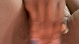 Ebony Shows Off Fat Pussy, And Big Meaty Clit. They Thought I Was Gone. FULL