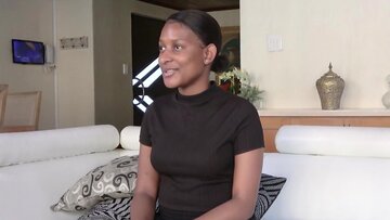 Ebony Teen Larissa Rough Casting Fuck