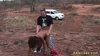 Skinny African Safari Sex Chick