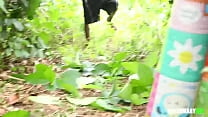 My Step Uncle's Wife Brought Her Mat To The Farm So I Could Fuck Her Wet Creamy Pussy