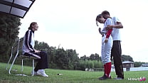Older Japanese Mature Couple Seduce Skinny Teen To Outdoor FFM 3Some Sex In Uncensored JAV