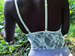 Real Interracial Fuck With German Ebony Babe Outdoor