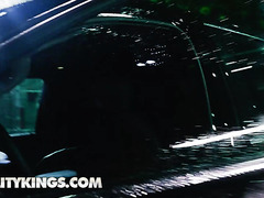 Cheating BBW Ebony MILF Rides White Cock Of A Mechanic With Her Anal Hole