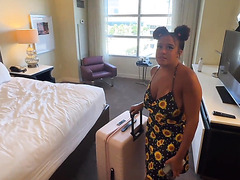 Black Stepsister Begs For Morning Creampie