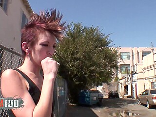 Hard Hitting Punk Girl Loves Black Dicks Of The Extreme Size