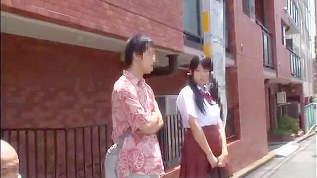 Molested By An Old Man, Asians Schoolgirl Ari Sato In Part 1