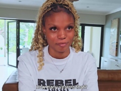 This BLACK TEEN Was Shy At First