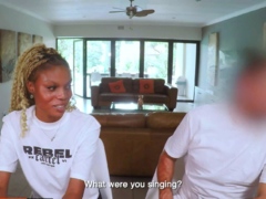 This EBONY TEEN Left My Place Dripping