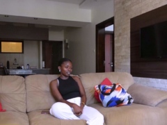 This Cute EBONY TEEN Came For Opportunity