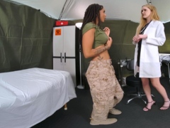 Try Cum During This Threesome With Two Horny Army Babes