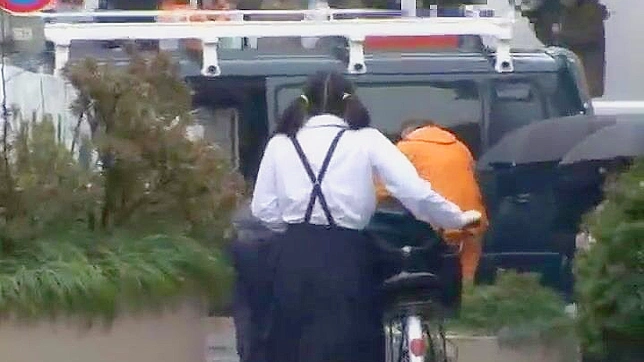 Sexy Schoolgirl Groped By Street Maniac In Japan Dark Alley