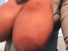 Sexy Ebony Swinging Sexy Big Titties