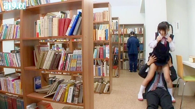 Wildest XXX Teacher Fucked By Asians With Schoolgirl In Library
