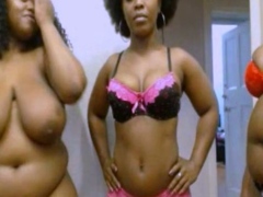 Afro BBW With Big Horny Tits On Webcam