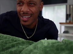 Lucky Guy Fucked His Big Ass Ebony Roomie, After Watching Her On A Treadmill